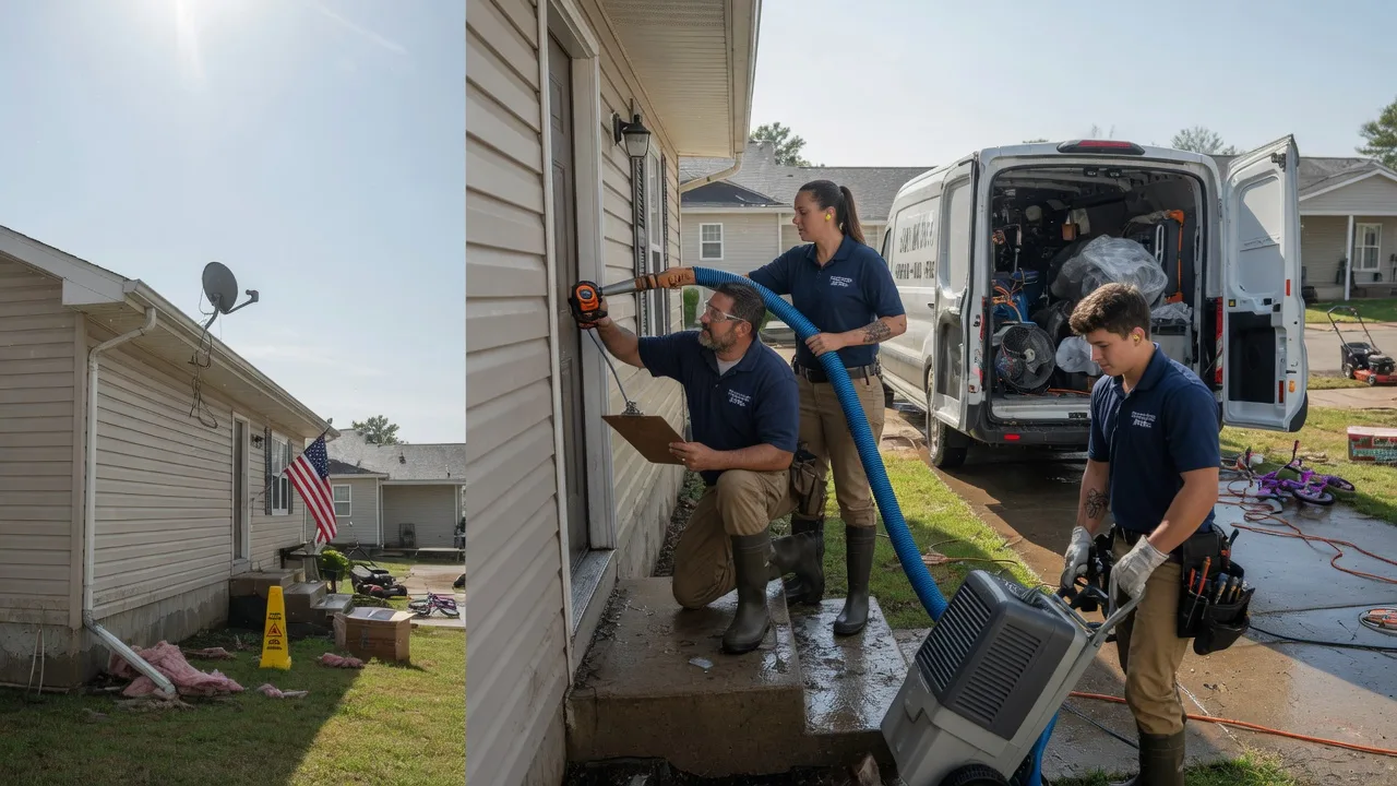 Ceiling Water Damage Restoration in Earth, TX near me